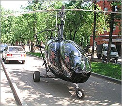 Трехместный автожир Охотник 2М с кабиной